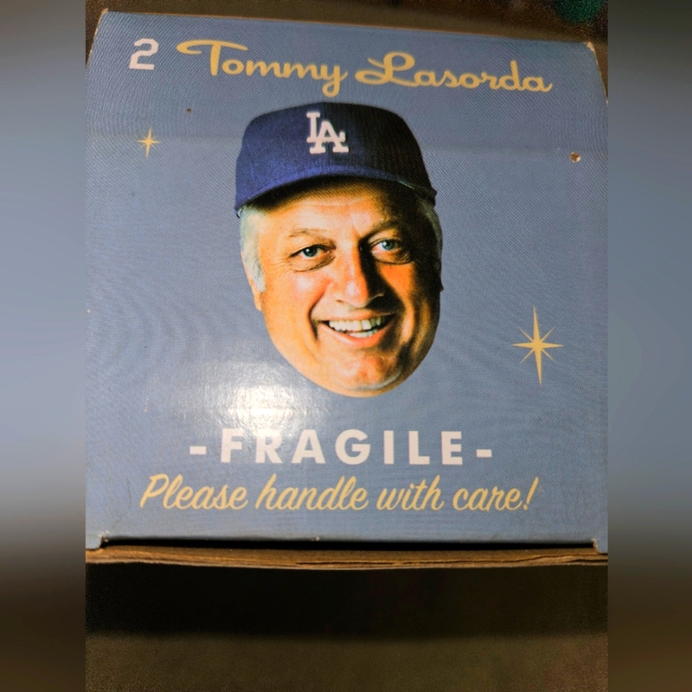 2007 NUMBERED OFFICIAL TOMMY LASORDA BOBBLEHEAD. #2 IN THE SERIES. WOWZA!